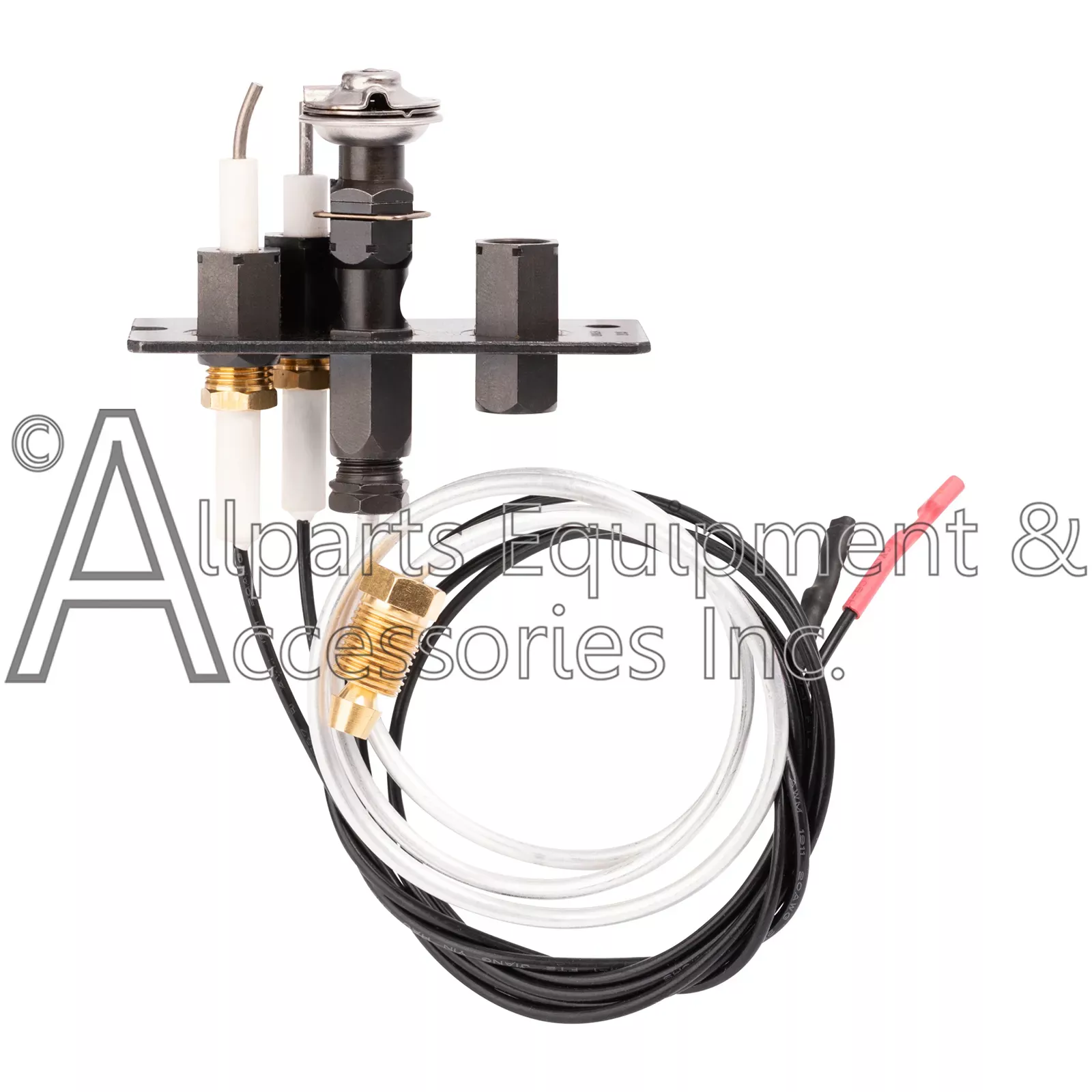 0.199.033 Pilot Assembly Electronic Ignition SYM Natural Gas 2 Flame Hood Top Mount