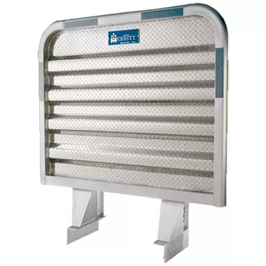 Merritt 68 X 70 Inch Aluminum Dyna-Light Cab Rack W/ Short Foot Assembly & Radius Corners